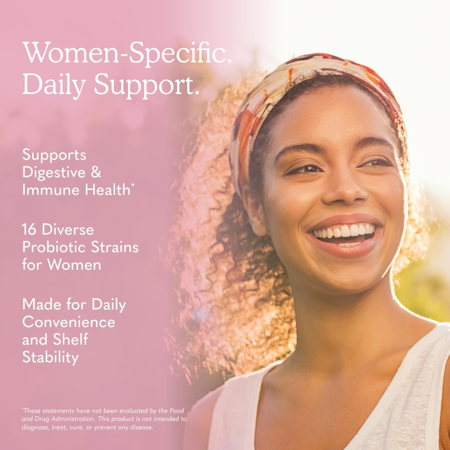 Garden of Life Dr. Formulated - Once Daily Women's Probiotics with 50 Billion CFU & Organic Prebiotics | 30 Capsules
