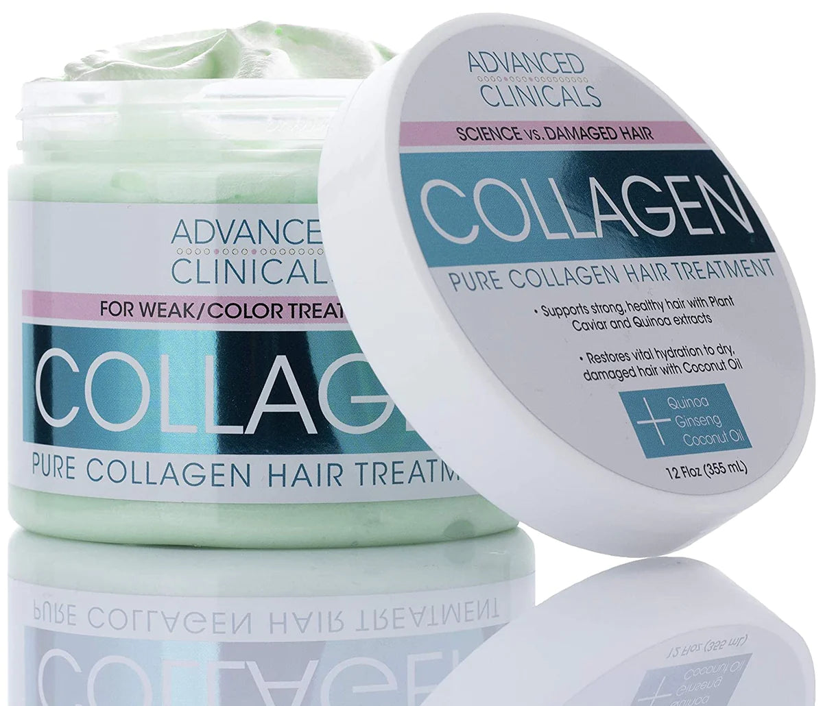 Advanced Clinicals - Collagen Hair Treatment Mask | 340 g