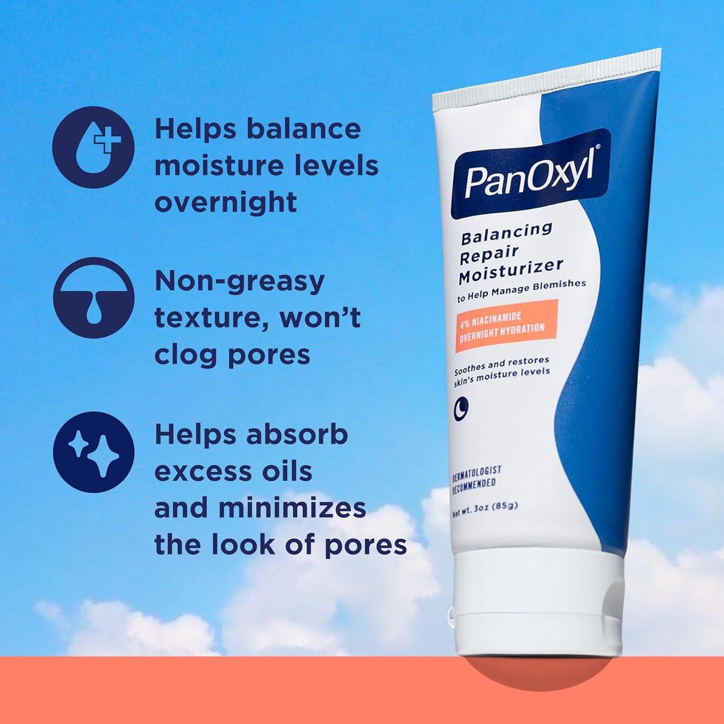 PanOxyl - Balancing Repair Moisturizer 4% Niacinamide | 85 g