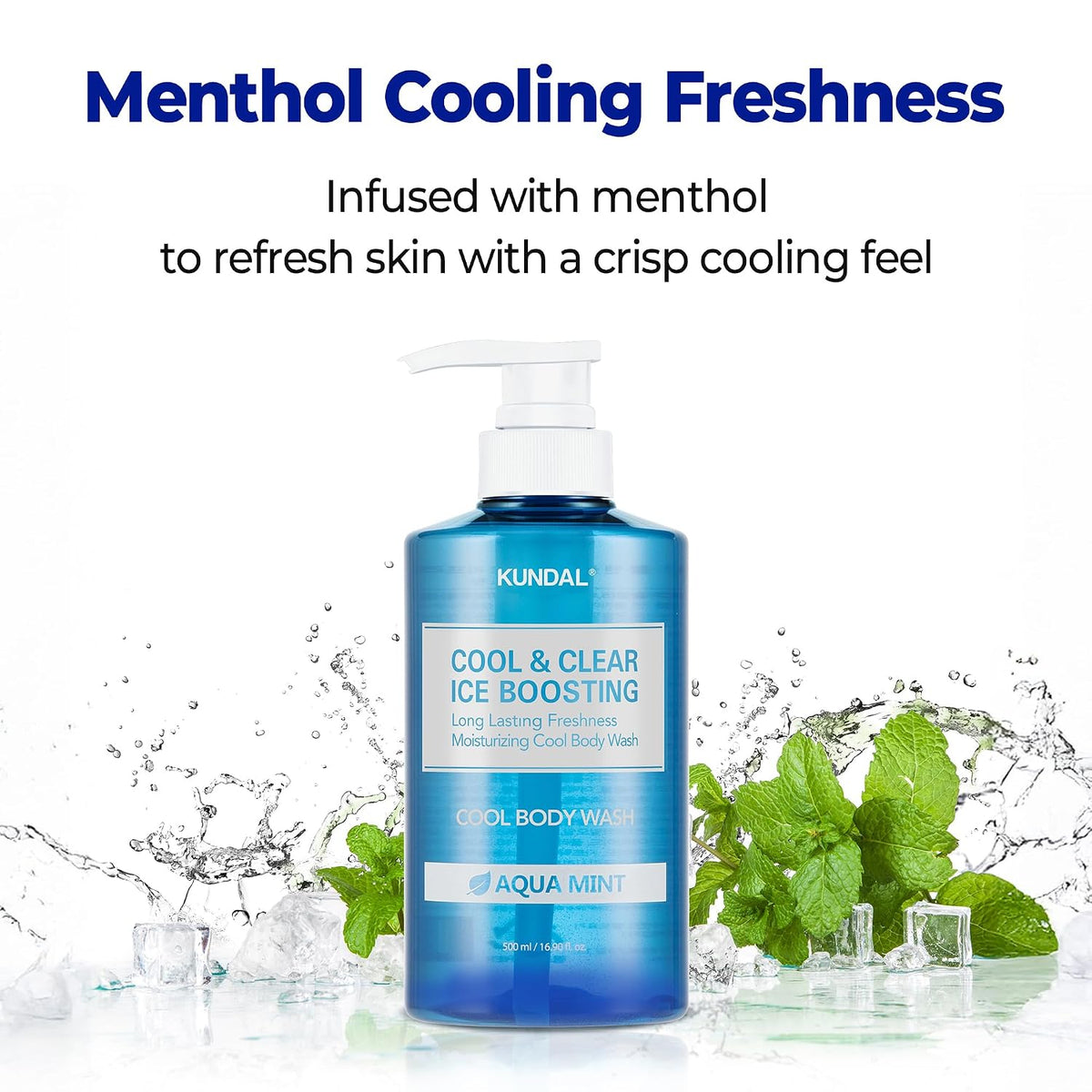 KUNDAL - COOL REFRESHING BODY WASH | 500ML - AQUA MINT