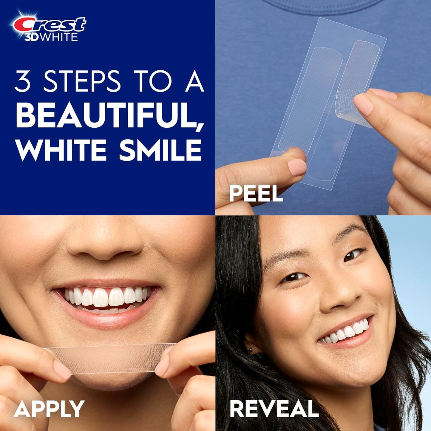 CREST 3D WHITESTRIPS PROFESSIONAL EFFECTS LEVELS 19 WHITER IN 22 DAYS