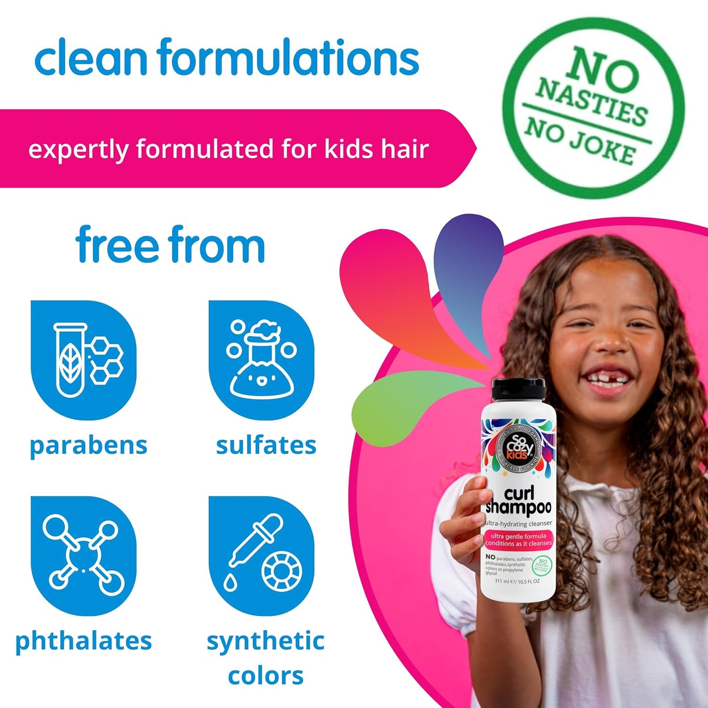 SO COZY CURL SHAMPOO FOR KIDS HAIR |10.5 FL OZ