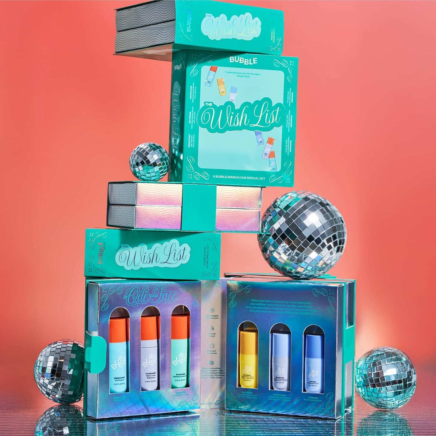 Bubble - Skincare The Wish List Mini Skincare Essentials Gift Set