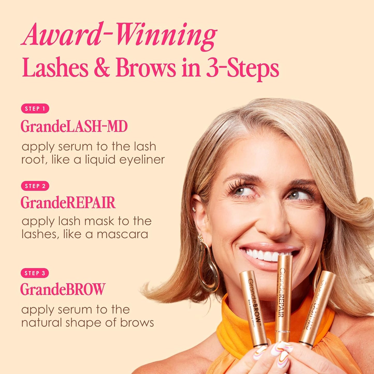 Grande Cosmetics - Lash and Brow Lineup Set