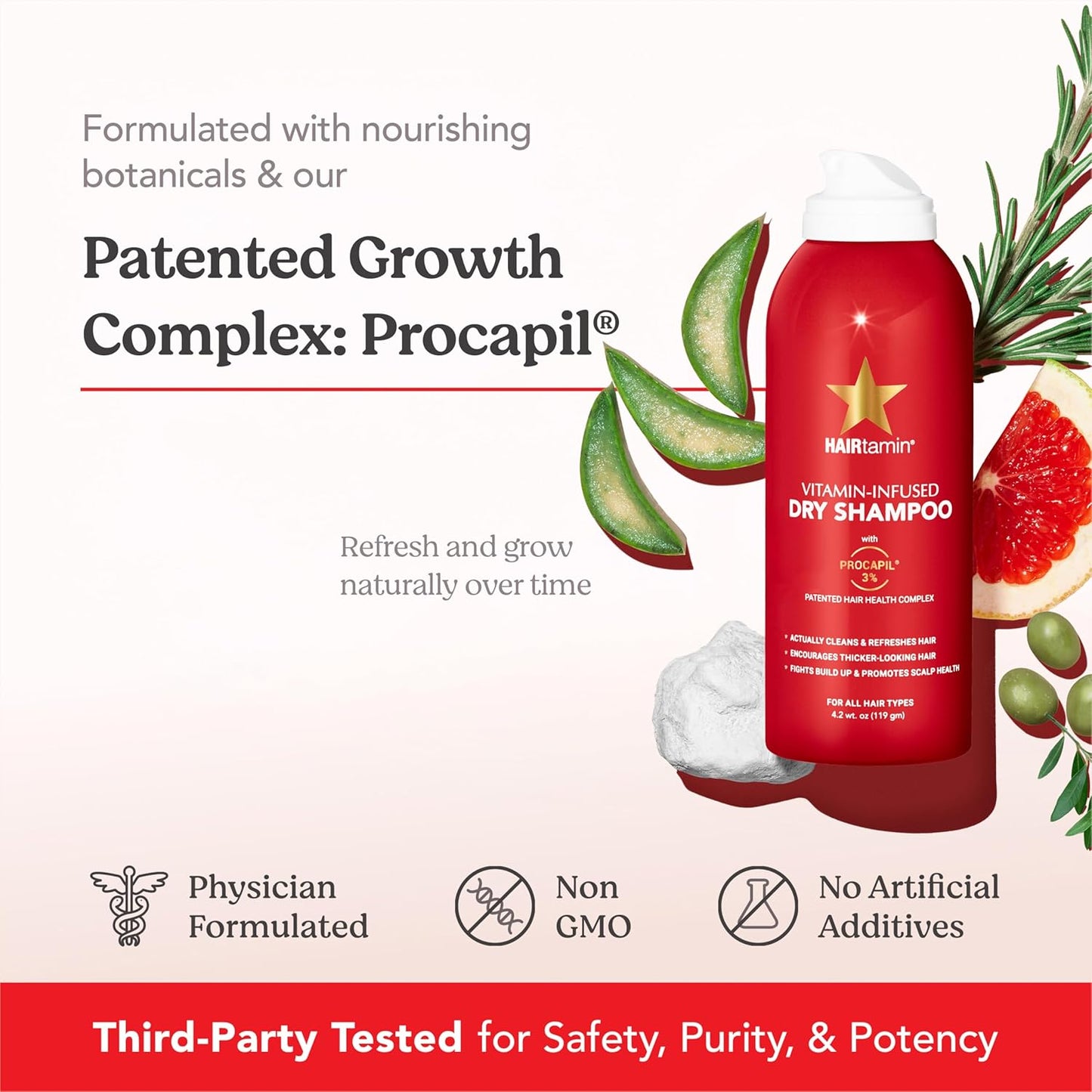 HAIRtamin - Vitamin Infused Dry Shampoo | 119 g