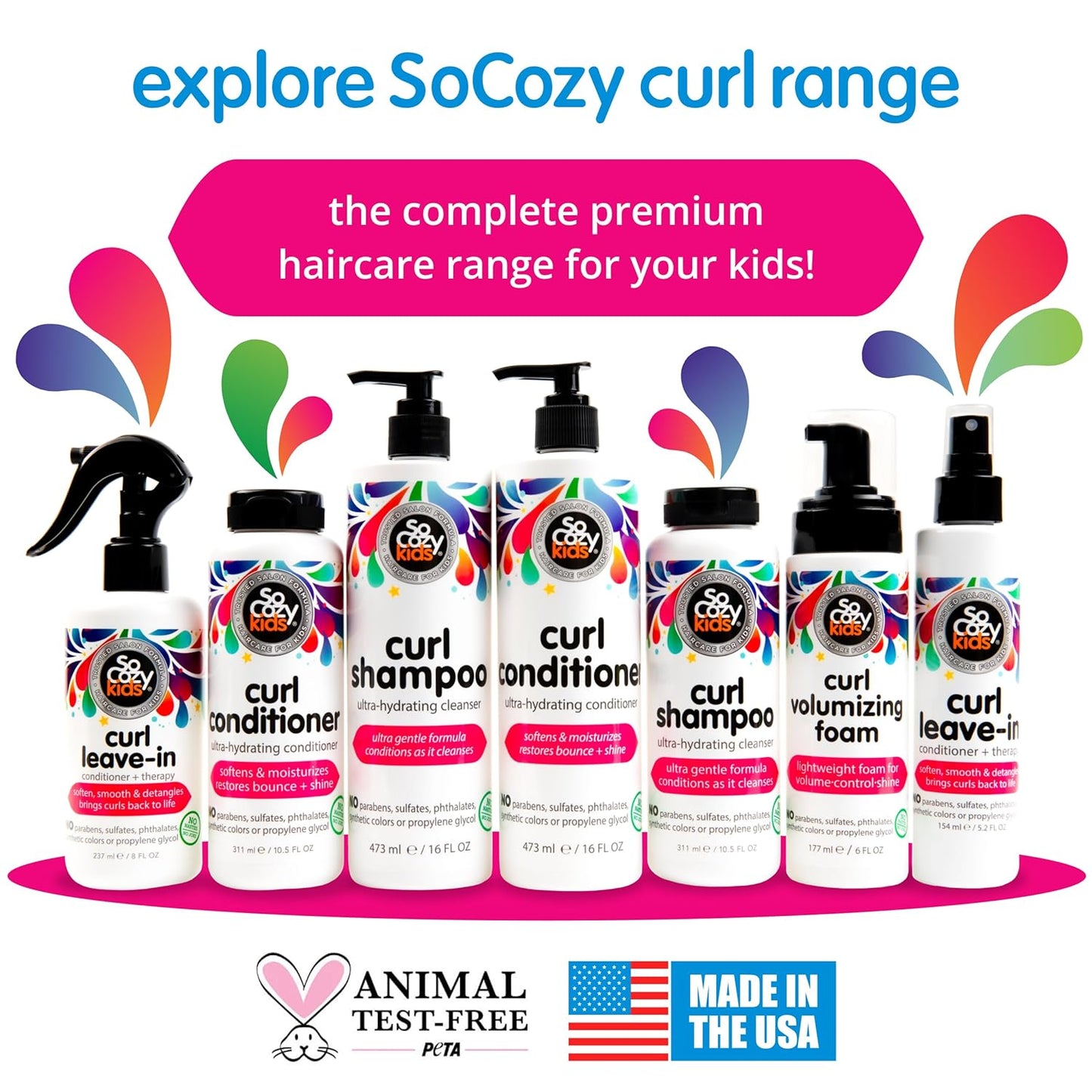 SO COZY CURL SHAMPOO FOR KIDS HAIR |10.5 FL OZ