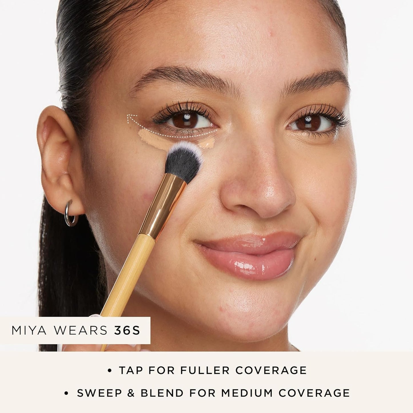 tarte - Angled Seamless Finish Concealer Paw Brush