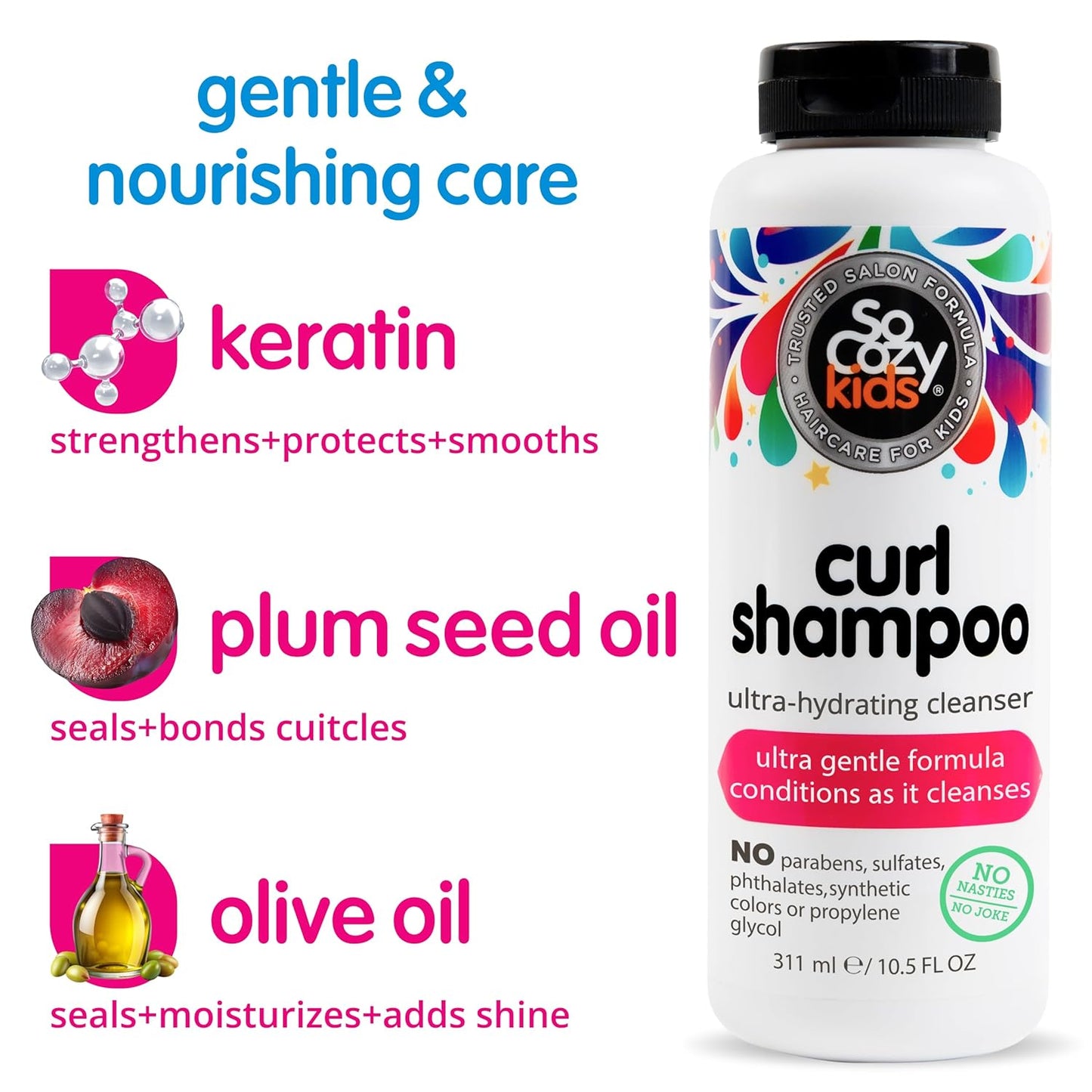 SO COZY CURL SHAMPOO FOR KIDS HAIR |10.5 FL OZ