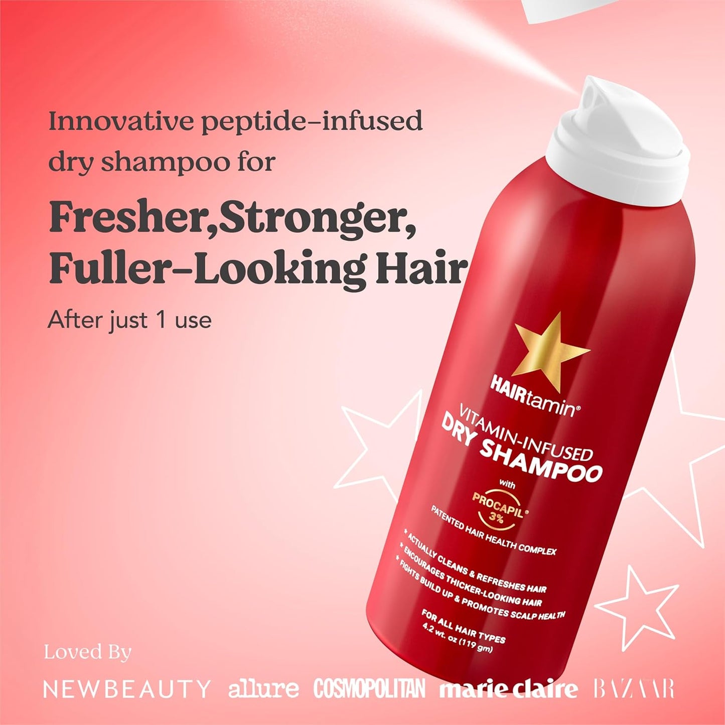 HAIRtamin - Vitamin Infused Dry Shampoo | 119 g