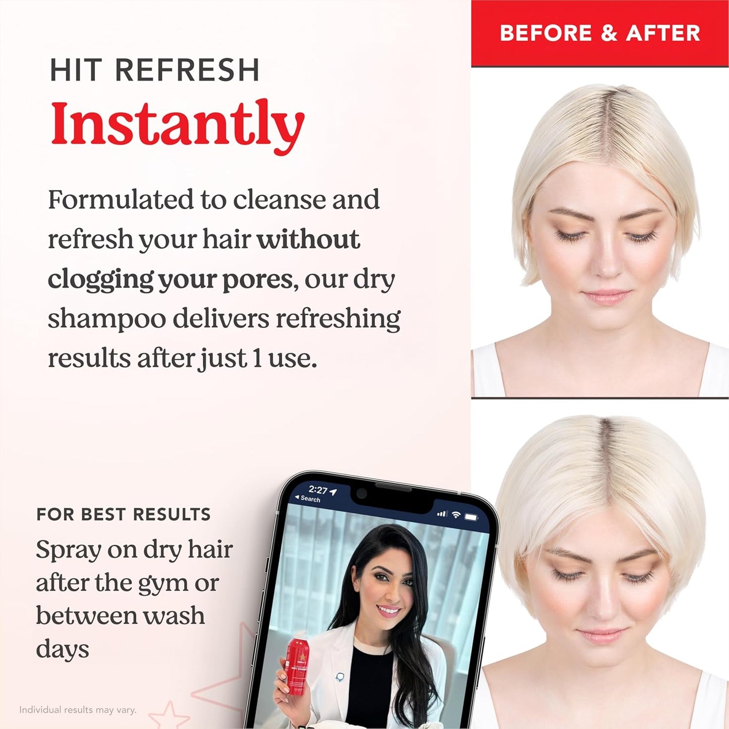 HAIRtamin - Vitamin Infused Dry Shampoo | 119 g