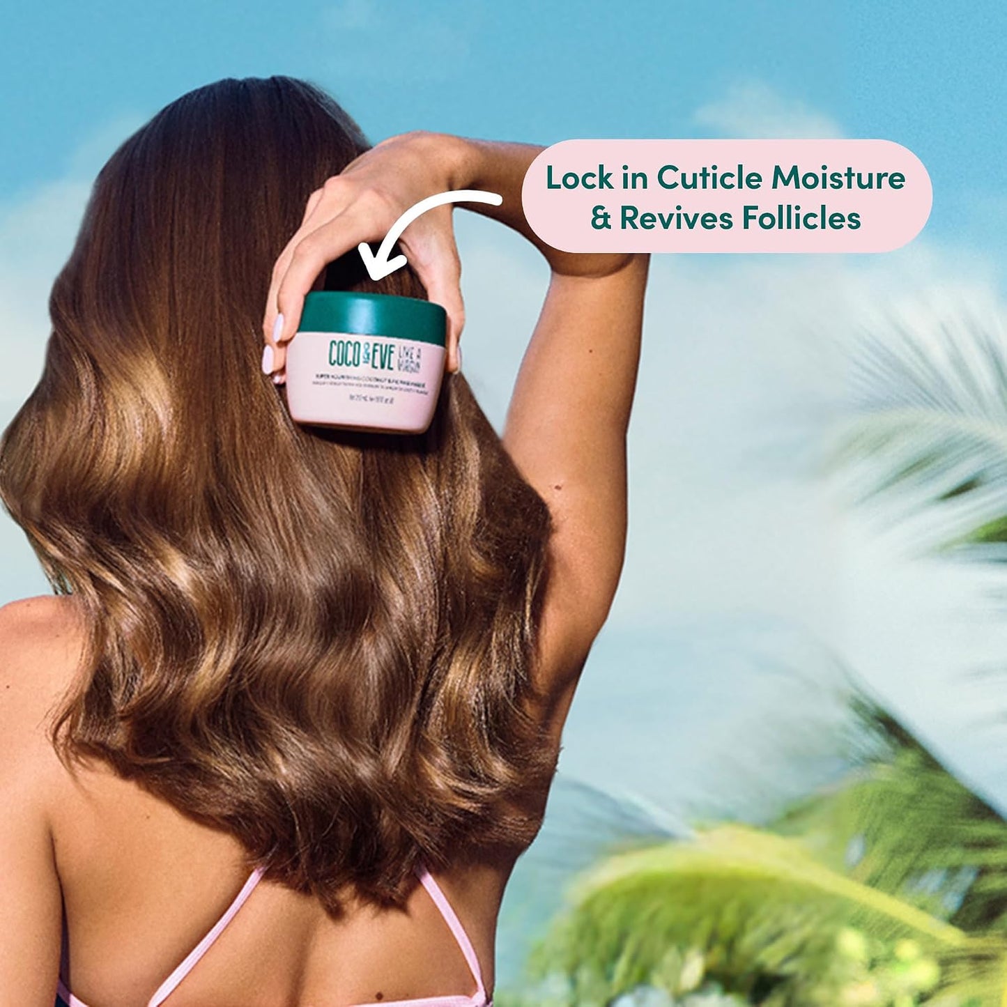 Coco & Eve - Like a Virgin Hair Masque - Coconut & Fig Hair Mask for Dry Damaged hair with Shea Butter & Argan Oil | 212 mL