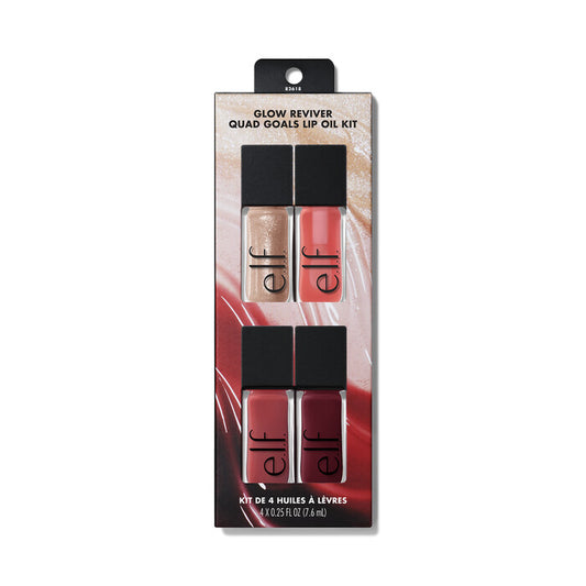 E.L.F Glow Reviver Quad Goals Lip Oil Kit