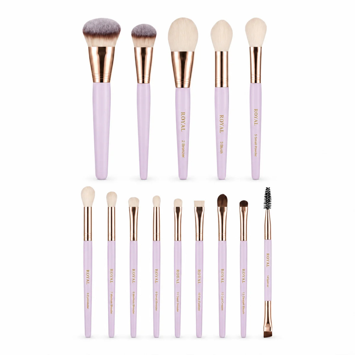 Royal Cosmetics - Floral Dreams 14 Piece Brush Set with Bag