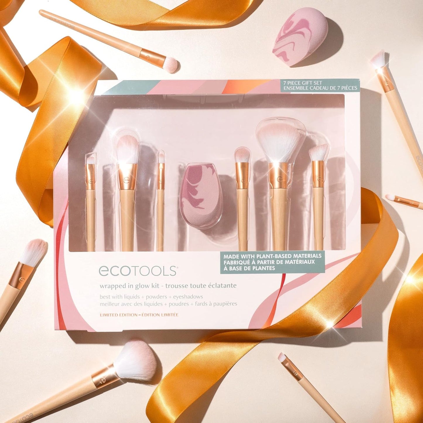 Ecotools - Wrapped In Glow Makeup Brush & Sponge Set