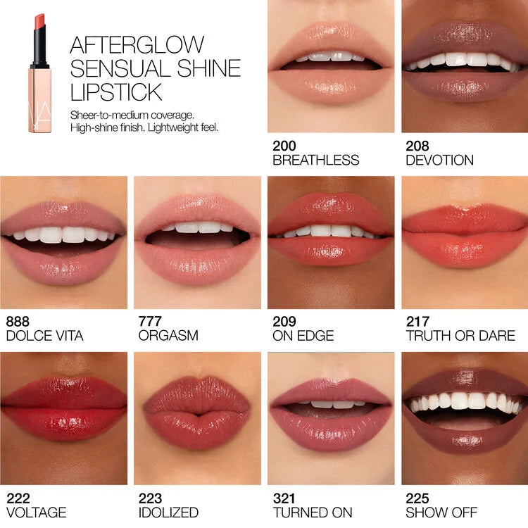 NARS - Afterglow Sensual Shine Hydrating Lipstick