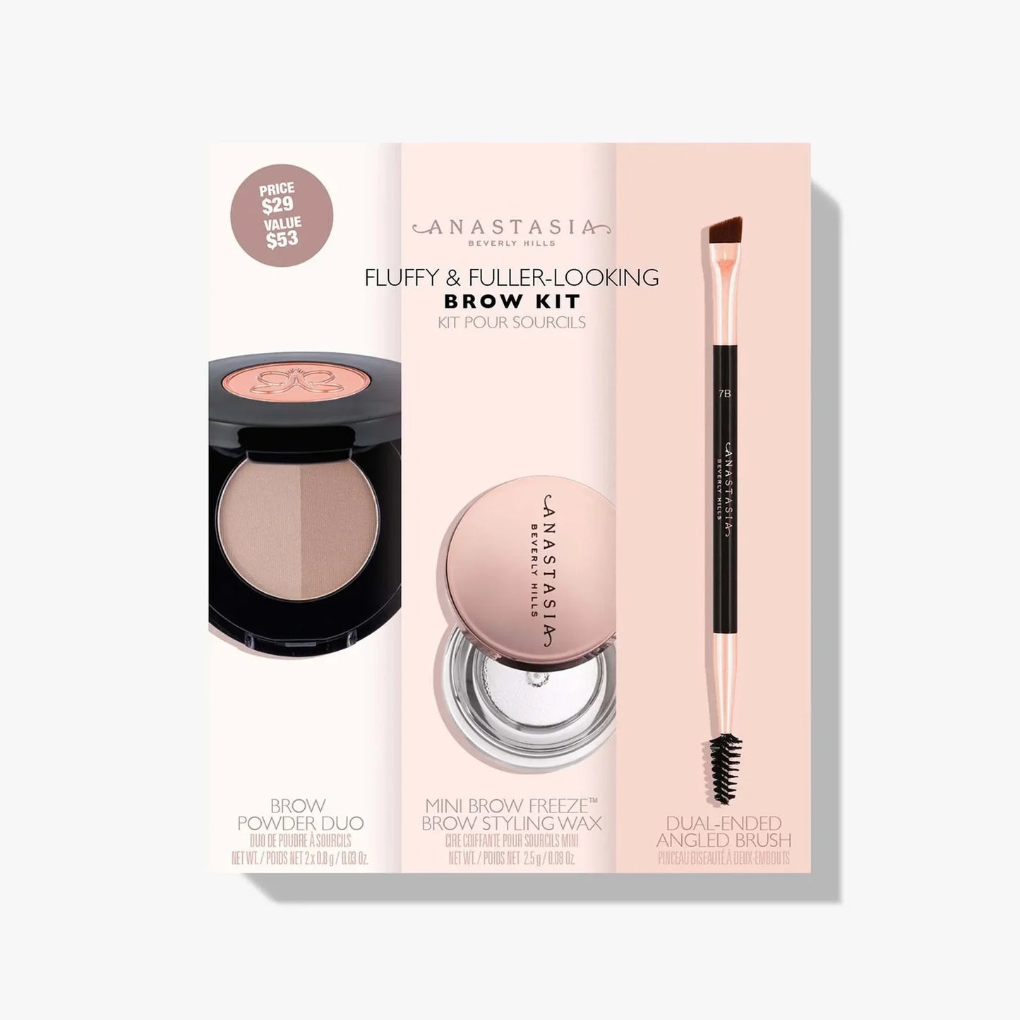 Anastasia Beverly Hills - Fluffy & Fuller-Looking Brow Kit | Taupe