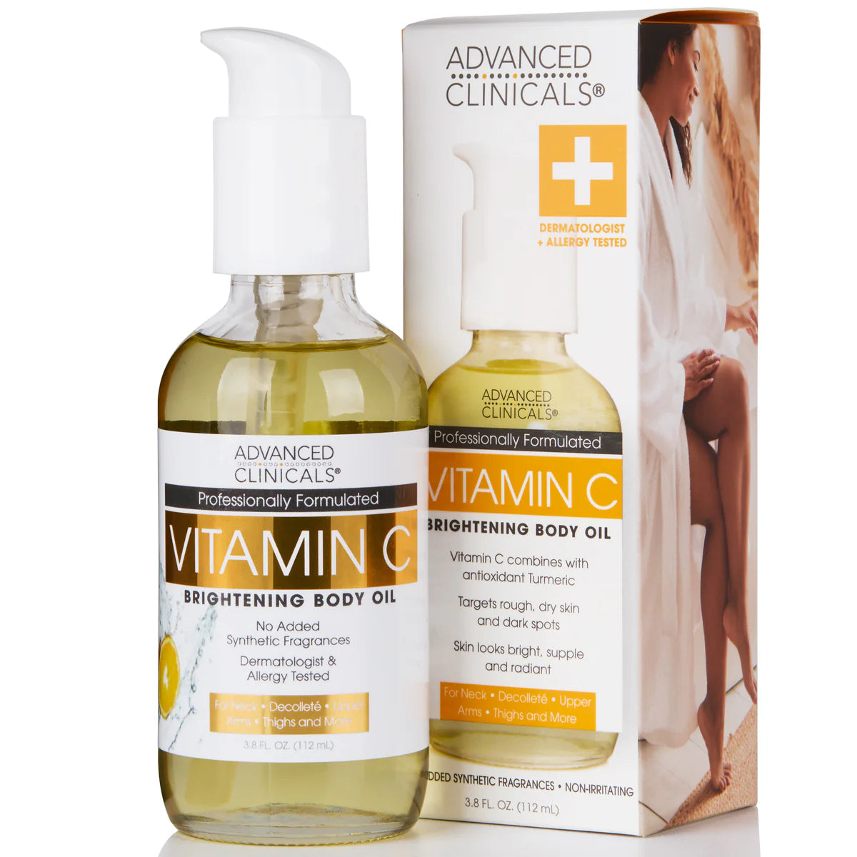 ADVANCED CLINICALS - Vitamin C Brightening Body Oil | 112 mL