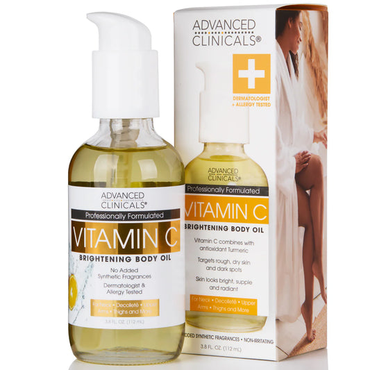 ADVANCED CLINICALS - Vitamin C Brightening Body Oil | 112 mL