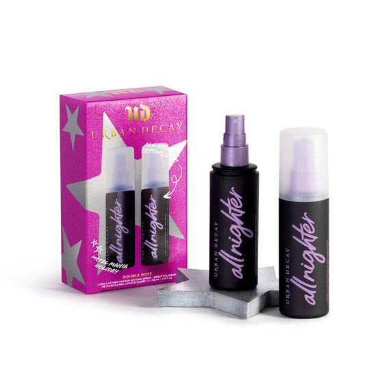 URBAN DECAY - DOUBLE DOSE ALL NIGHTER SETTING SPRAY HOLIDAY MAKEUP SET DUO