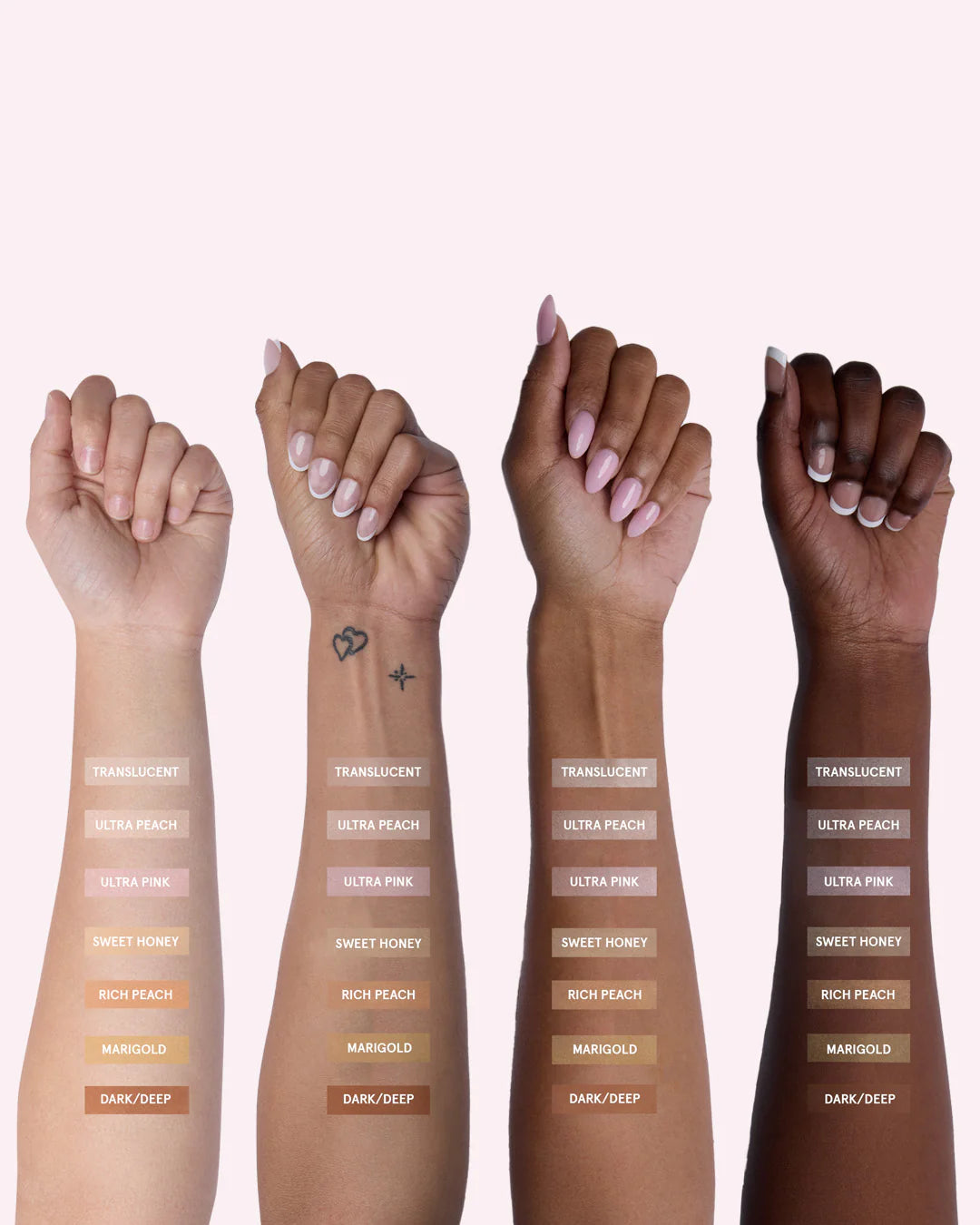 ONE/SIZE by Patrick Starrr - Blurred & Bright Ultimate Setting Powder Duos | Translucent/Ultra Pink