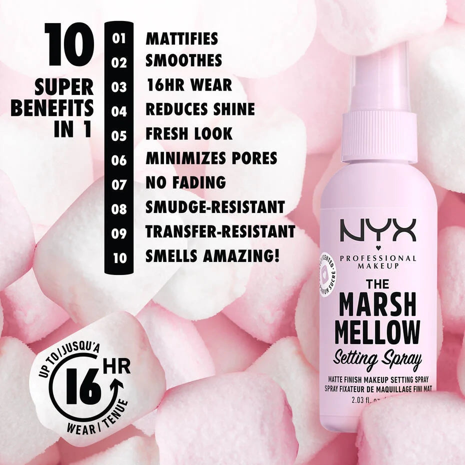 NYX - MARSHMELLOW SETTING SPRAY | 60 mL