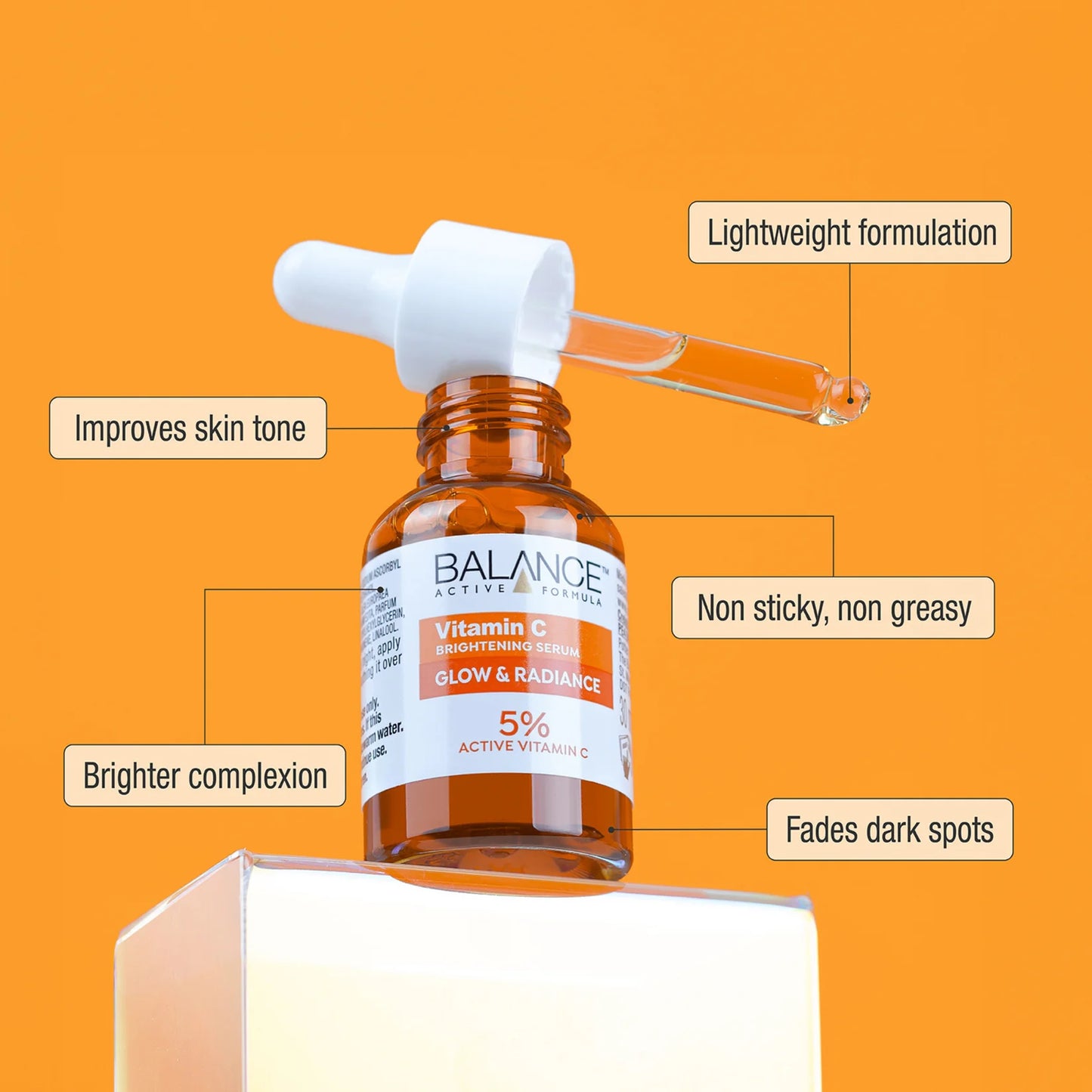 BALANCE ACTIVE FORMULA - 3% VITAMIN C BRIGHTENING SERUM GLOW & RADIANCE | 30 ML