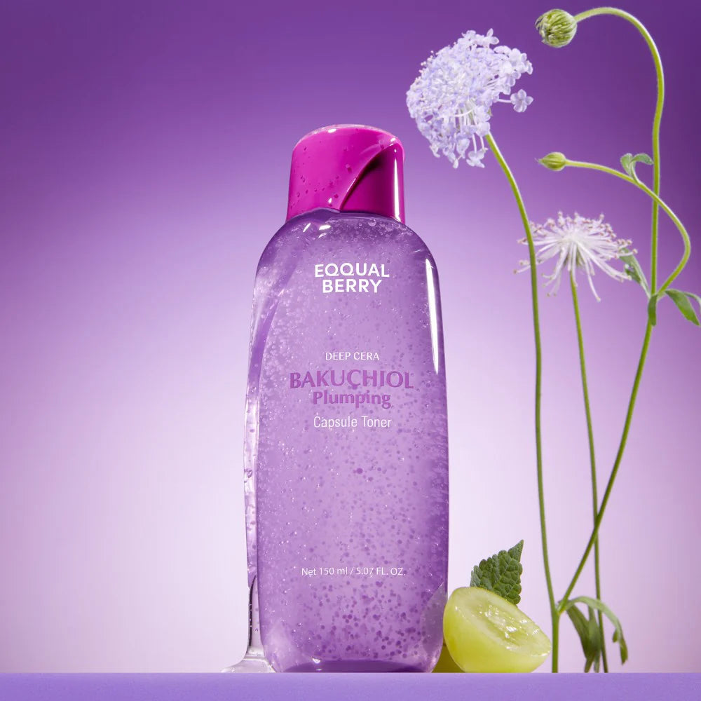 EQQUALBERRY - Bakuchiol Plumping Capsule Toner | 150 ML