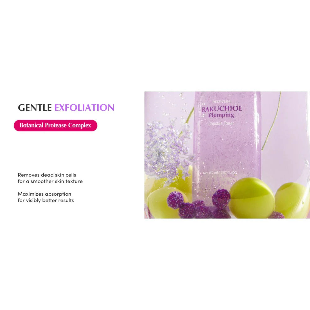 EQQUALBERRY - Bakuchiol Plumping Capsule Toner | 150 ML