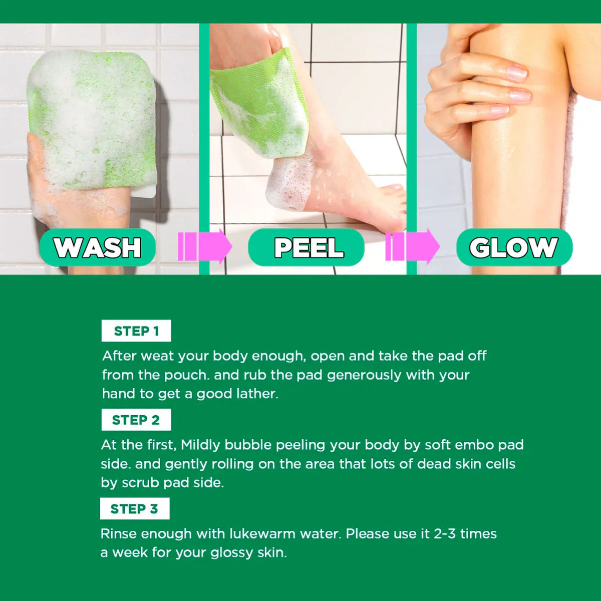MOM'S BATH RECIPE - Body Peeling Pad - Original Care