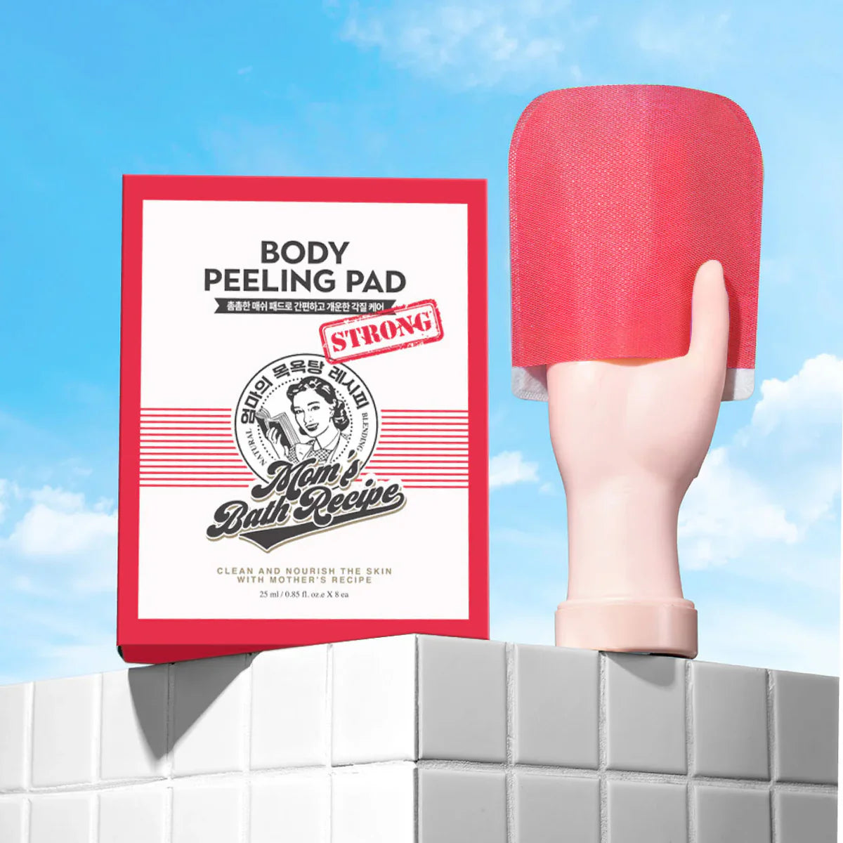 MOM'S BATH RECIPE - Body Peeling Pad - Strong Care