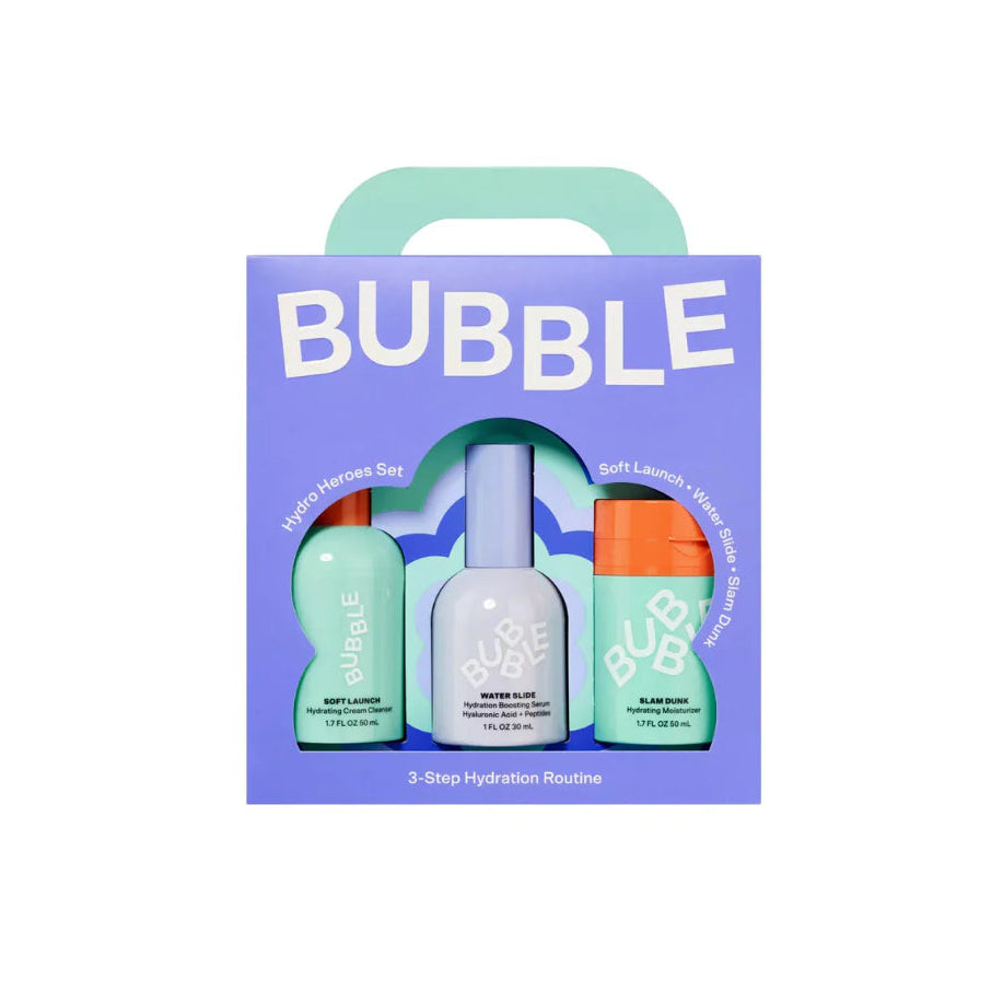 Bubble - Skincare Hydro Heroes 3-Step Hydration Routine Kit