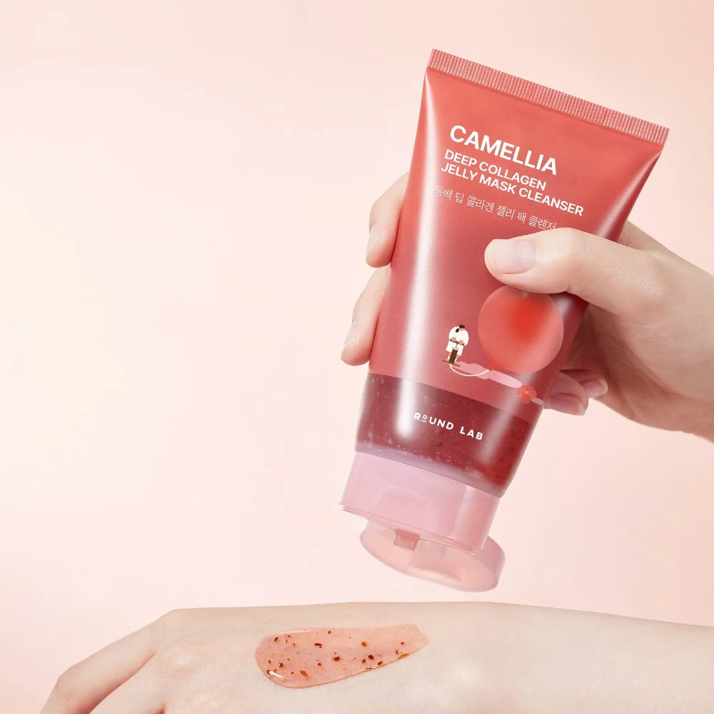 ROUND LAB - CAMELLIA DEEP COLLAGEN JELLY MASK CLEANSER