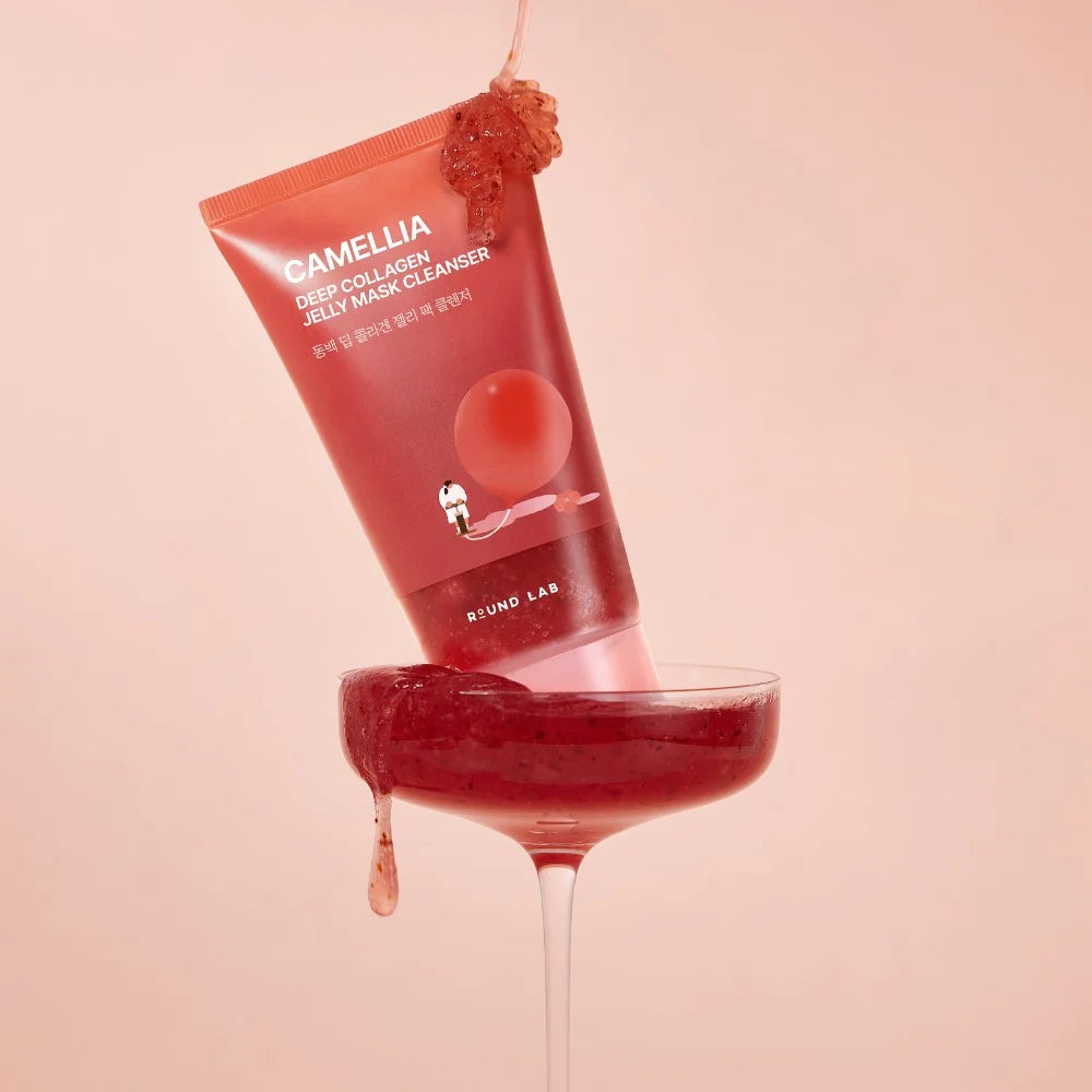 ROUND LAB - CAMELLIA DEEP COLLAGEN JELLY MASK CLEANSER