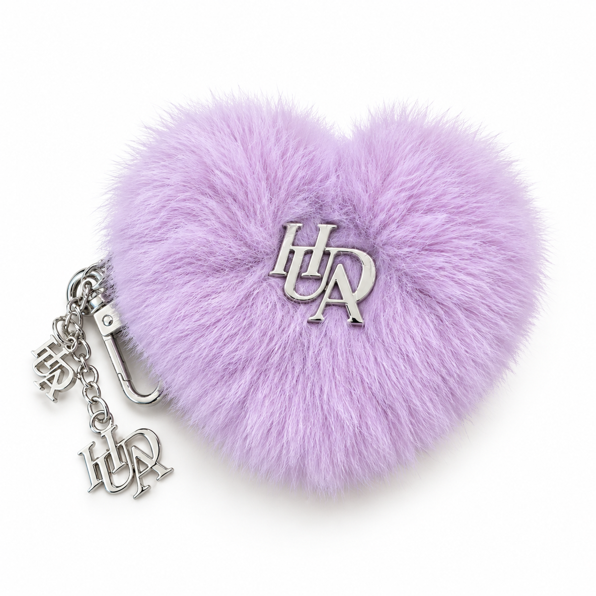 HUDA BEAUTY - FLUFFY LILAC HEART SHAPED MIRROR