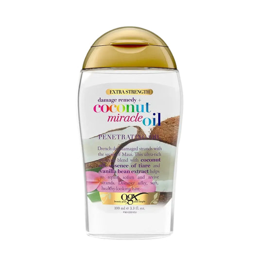 OGX -Extra Strength Damage Remedy + Coconut Miracle Oil Penetrating Hair Oil Treatment | 100 mL