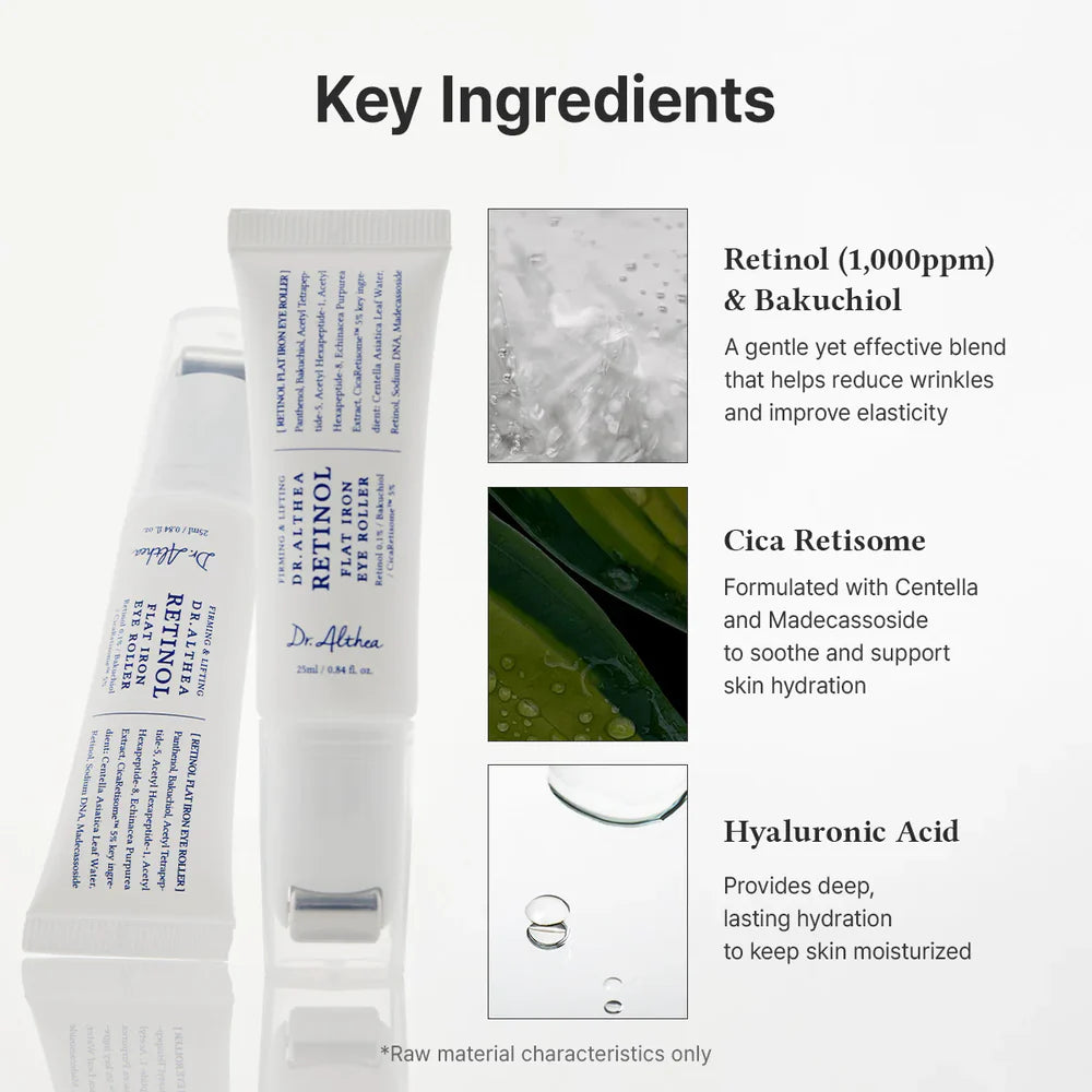 Dr. Althea - Retinol Flat Iron Eye Roller