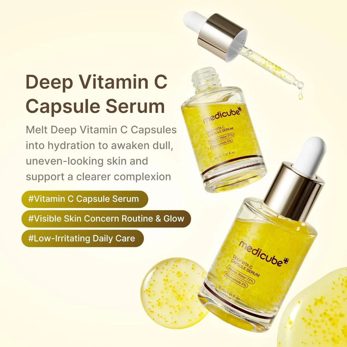 MEDICUBE - DEEP VITA C CAPSULE SERUM | 30 ML