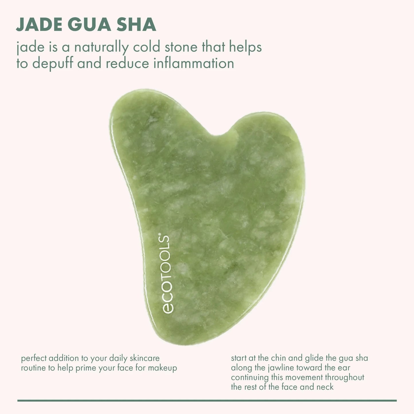 Ecotools - Jade Facial Gua Sha