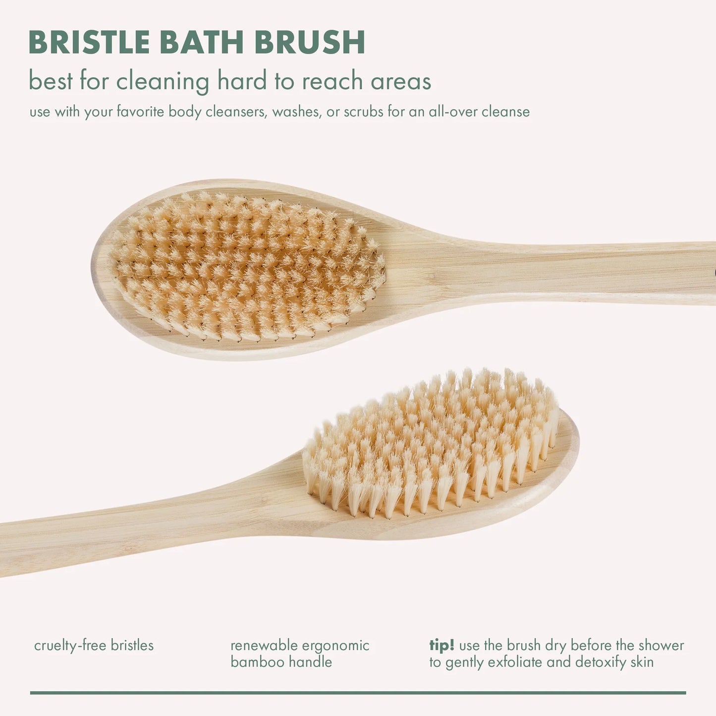 Ecotools - Bamboo Bristle Bath Brush