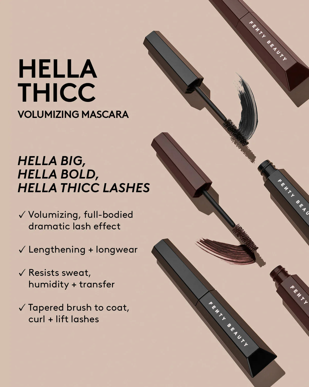 Fenty Beauty - Hella Thicc Volumizing Mascara | 10 mL