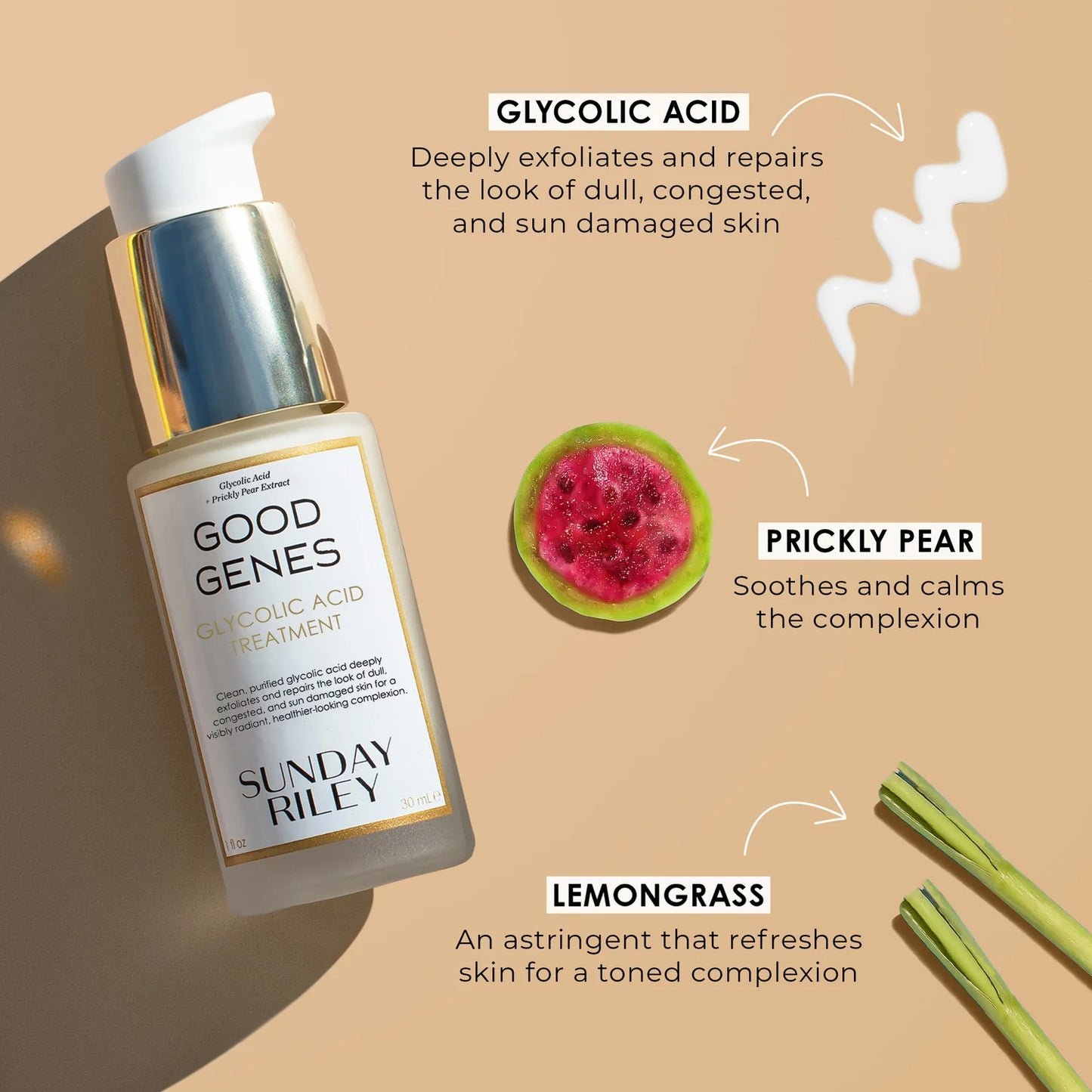 SUNDAY RILEY - Good Genes Glycolic Acid Treatment