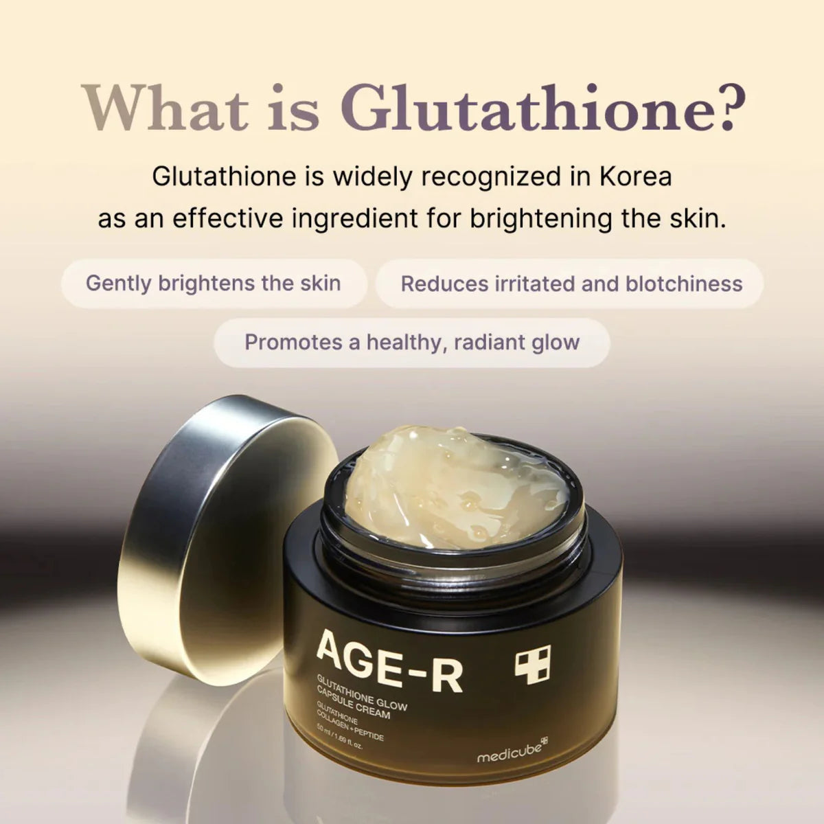 MEDICUBE - AGE-R Glutathione Glow Capsule Cream | 50 mL