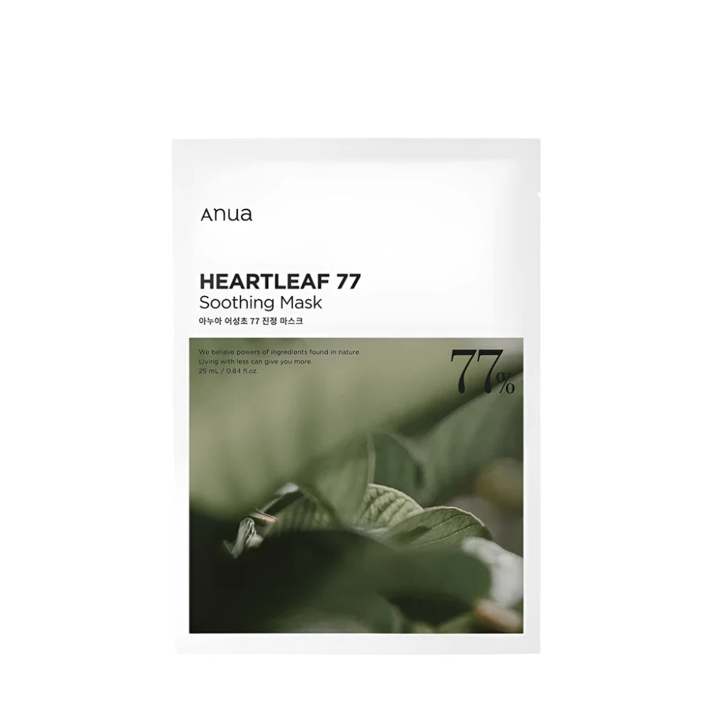 ANUA - HEARTLEAF 77% SOOTHING SHEET MASK