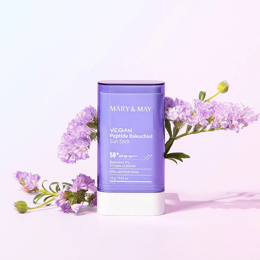 MARY&MAY - Vegan Peptide Bakuchiol Sun Stick SPF50+ PA++++ | 18g
