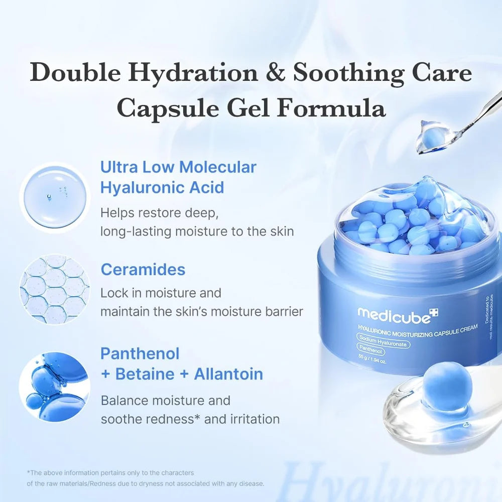 MEDICUBE - Hyaluronic Moisturizing Capsule Cream