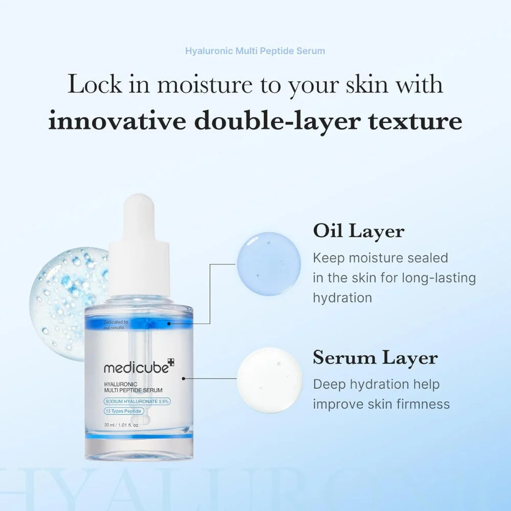 MEDICUBE - Hyaluronic Multi Peptide Serum | 30 ML