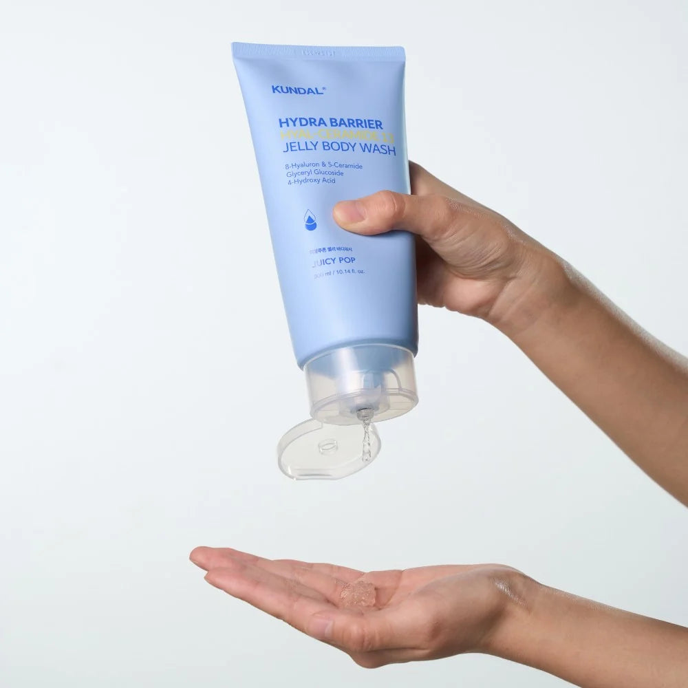 KUNDAL - Hydro Barrier Hyal-ceramide 13 jelly body wash | 300 mL - Juicy Pop