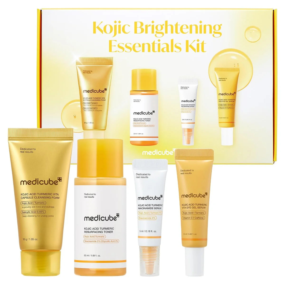 MEDICUBE - KOJIC BRIGHTENING ESSENTIAL KIT