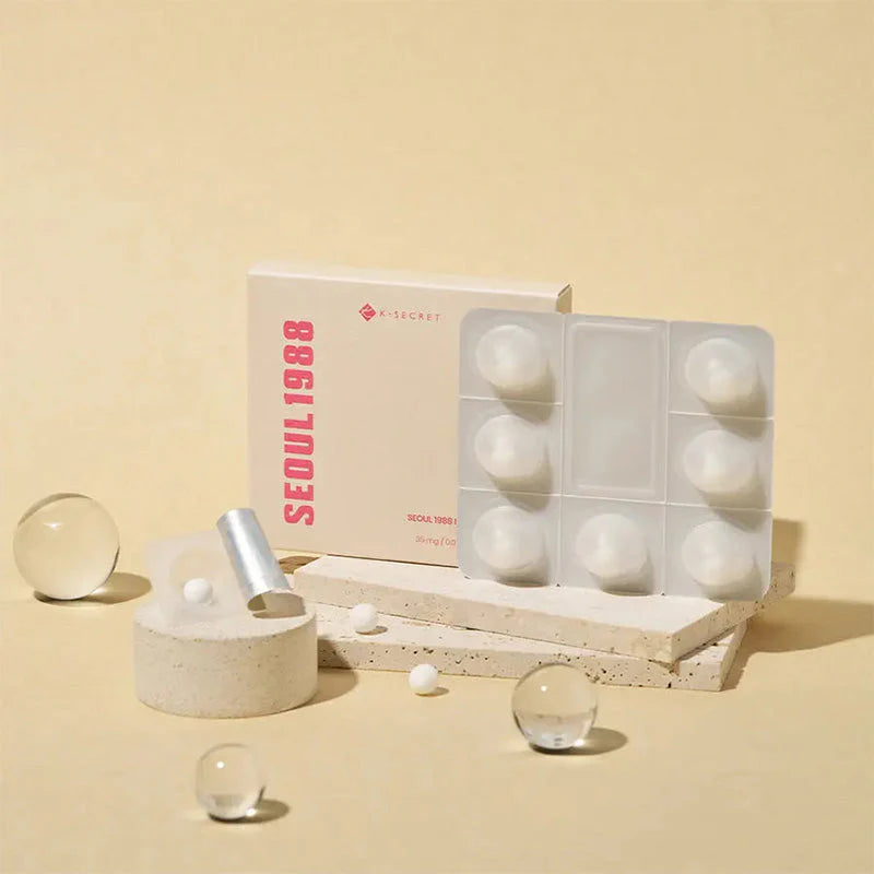 K-SECRET SEOUL 1988 - Collagen Boosting Ball – Freeze-Dried 100% Hydrolyzed Collagen | 35mg x 7 capsules