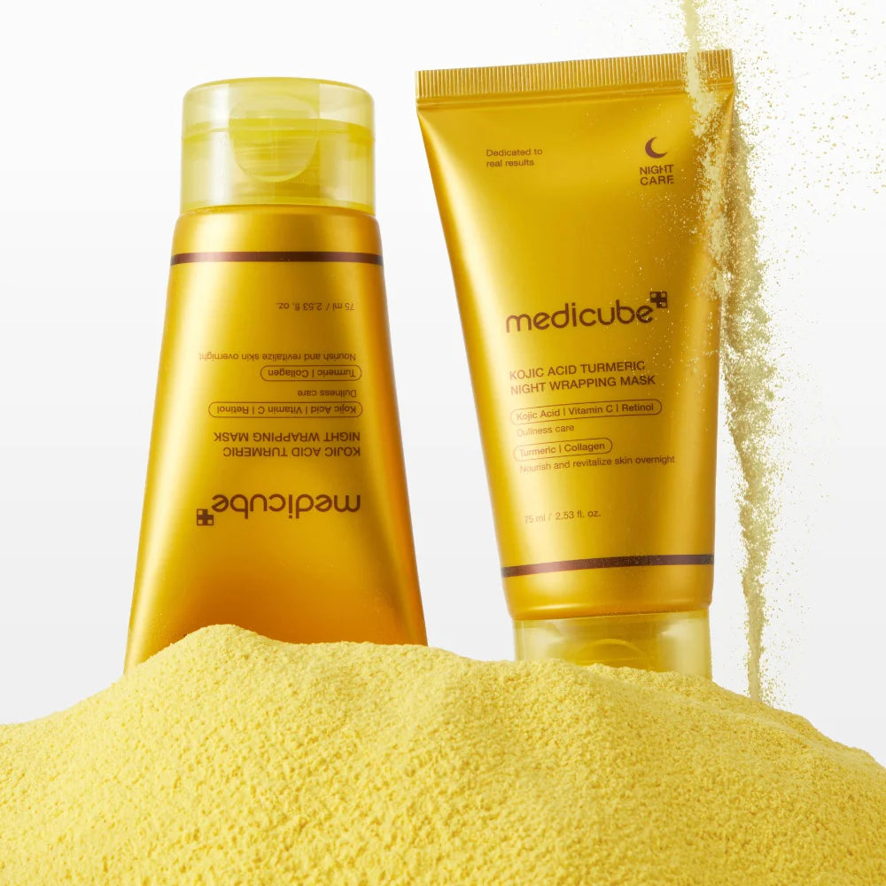 MEDICUBE - Kojic Acid Turmeric Night Wrapping Mask | 75 ML